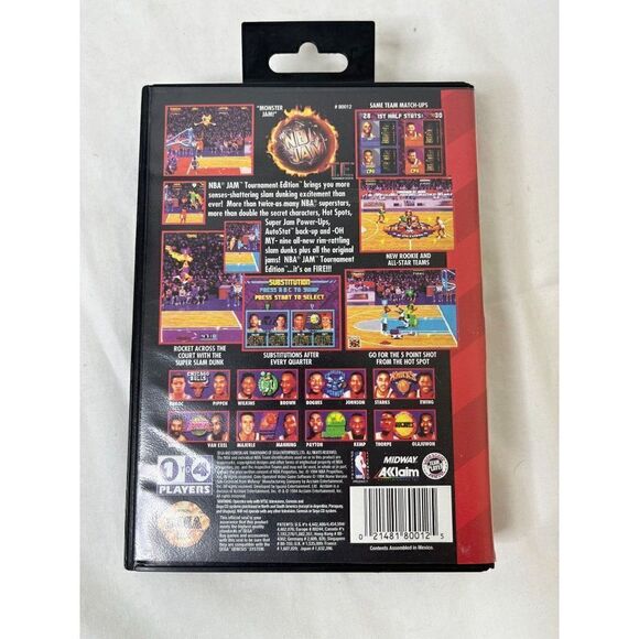 Sega Genesis (CIB) - NBA Jam T.E. - Tournament Edition TE - Complete Tested - Picture 6 of 6